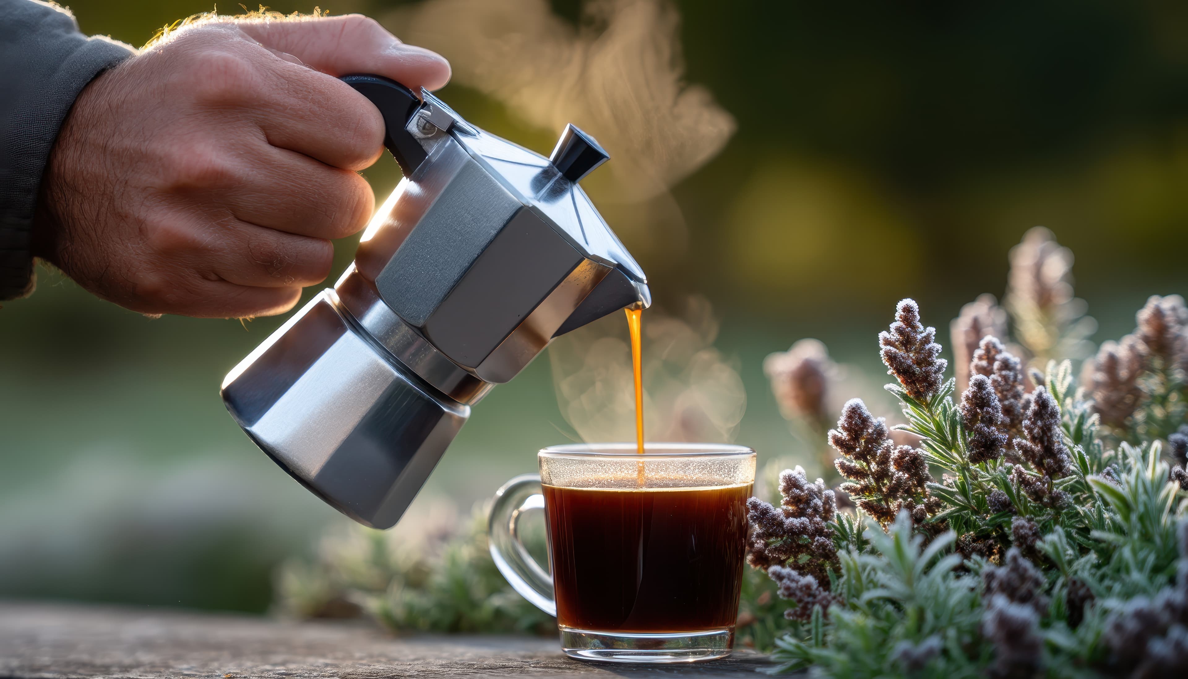 Moka Pot brewing